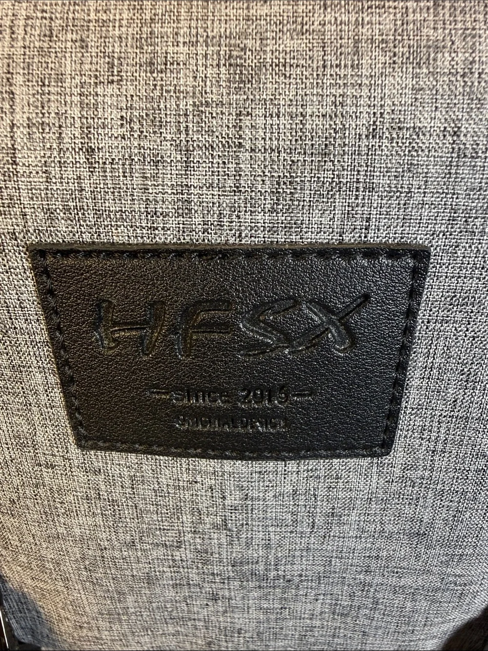 Grey HFSX Laptop Backpack with Black Accents NWOT